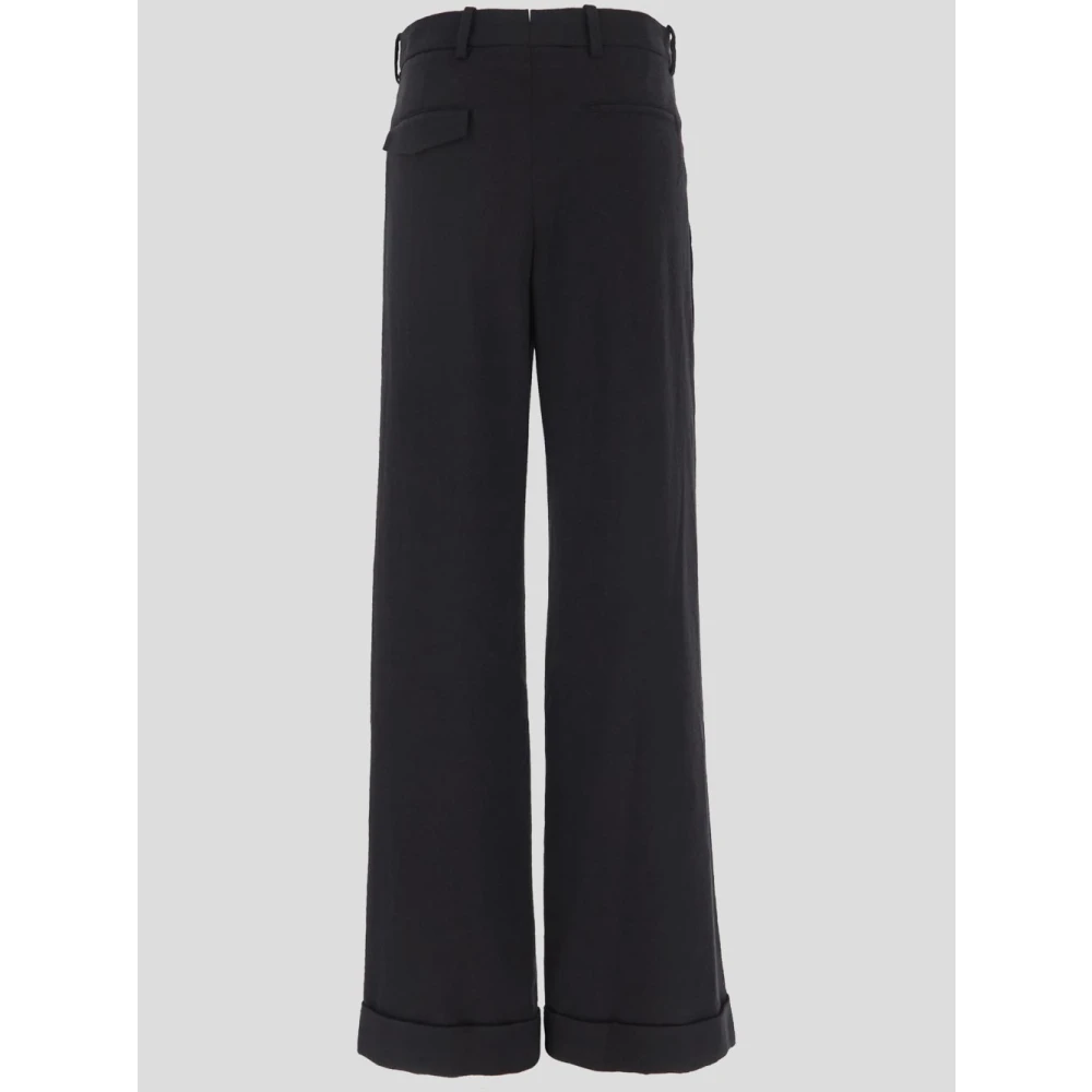 Ann Demeulemeester Oversized Broek Black Dames