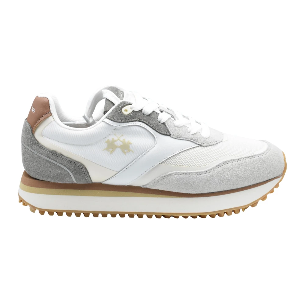 La Martina Laced Sneakers Heren Schoenen Beige