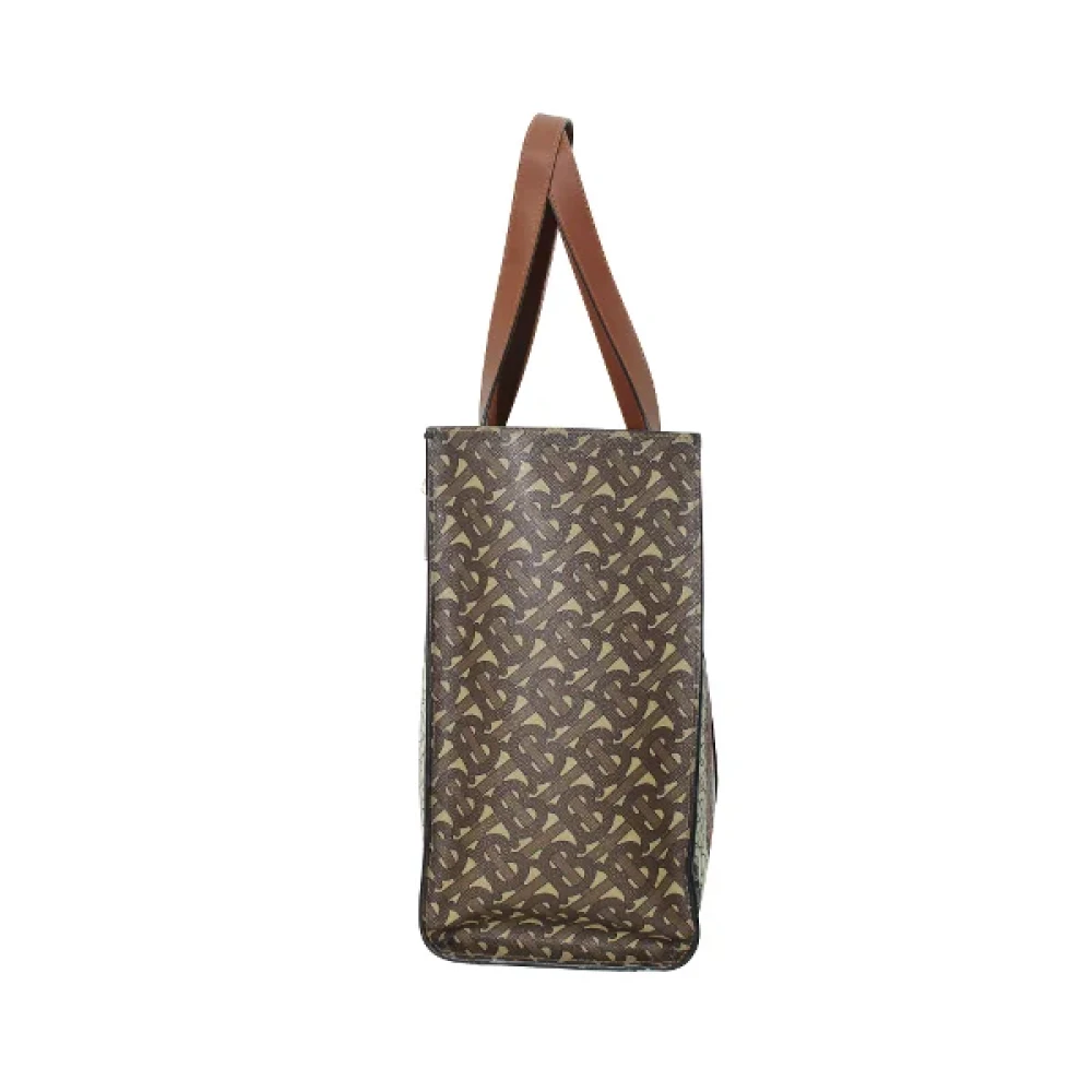 Burberry Vintage Pre-owned Canvas handbags Brown Dames