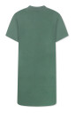 robe-decontractee-a-manches-courtes-verte