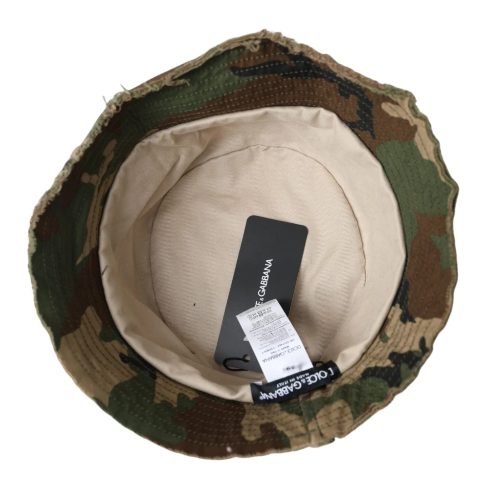 Dolce & Gabbana Groene Camouflage Emmerhoed Mannen Green Heren