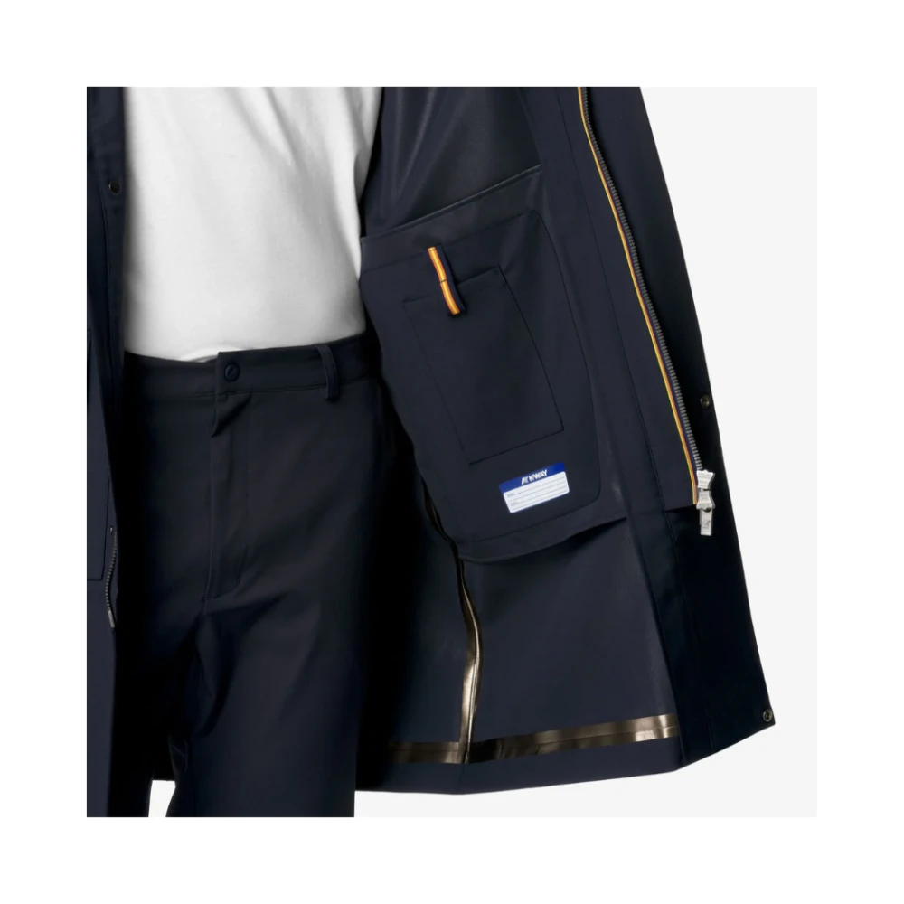 K-way Tech Wolmix Jas Blauw Blue Heren