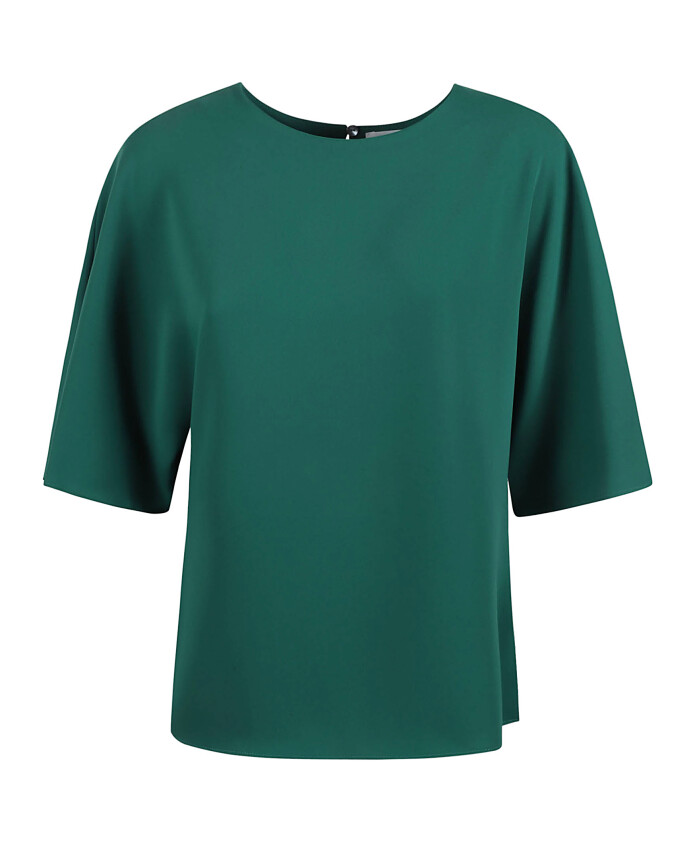 blue-silk-blouse-with-short-sleeves
