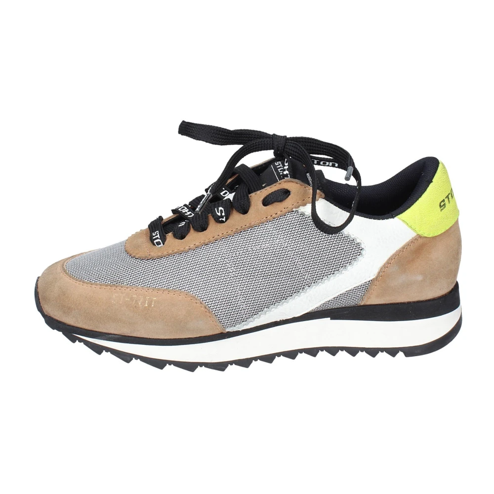 Stokton Multicolor Sneakers, Female, 4 Uk, Vintage Suede Women's Trainers