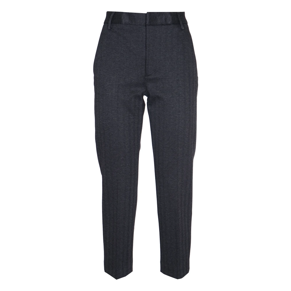 Dondup Stijlvolle Nima ZIP Broek Gray Dames