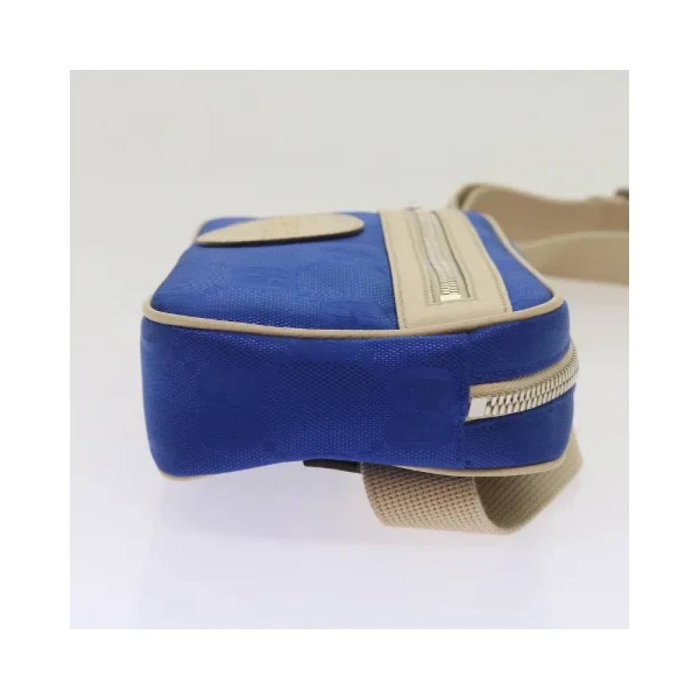 Gucci Vintage Pre-owned Nylon gucci-bags Blue Dames