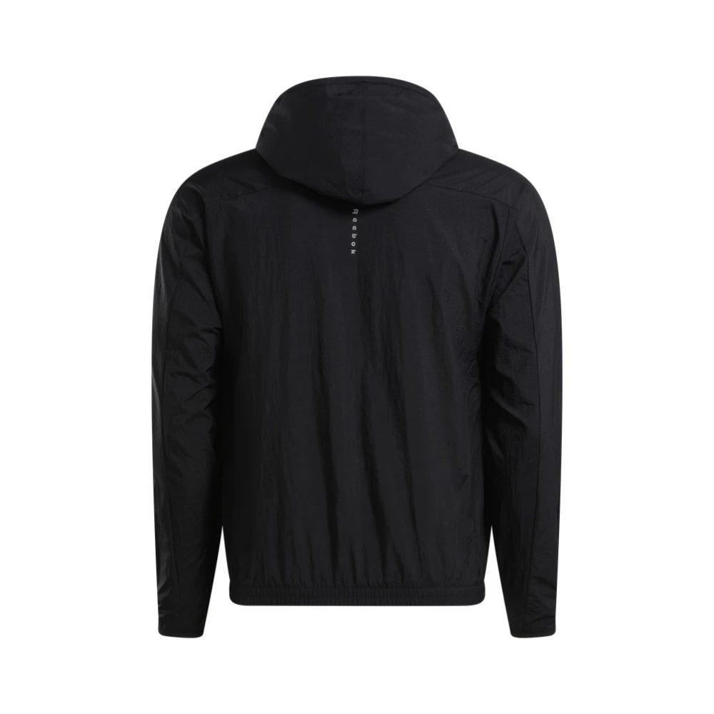Reebok Geweven wind hardloopjack Black Heren