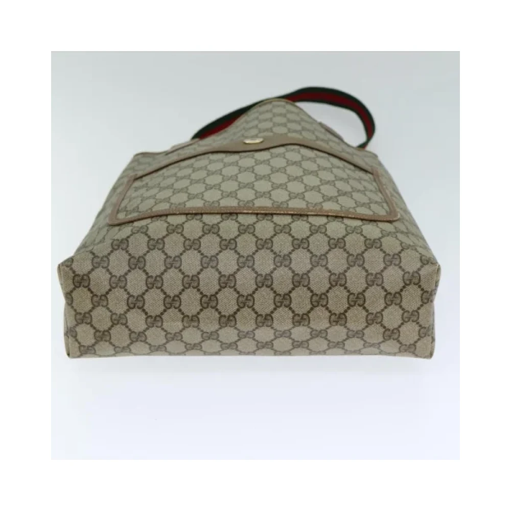 Gucci Vintage Pre-owned Leather handbags Beige Dames