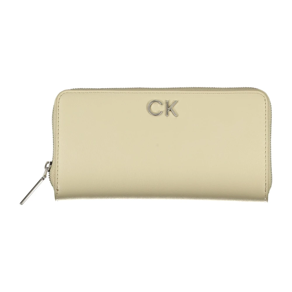 Calvin Klein Beige Portemonnee met RFID-blokkering Beige Dames