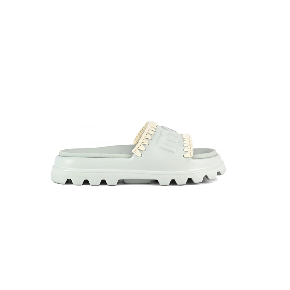 Mou Women's Green Sliders, 6 Uk, Eva One-Piece Slide
