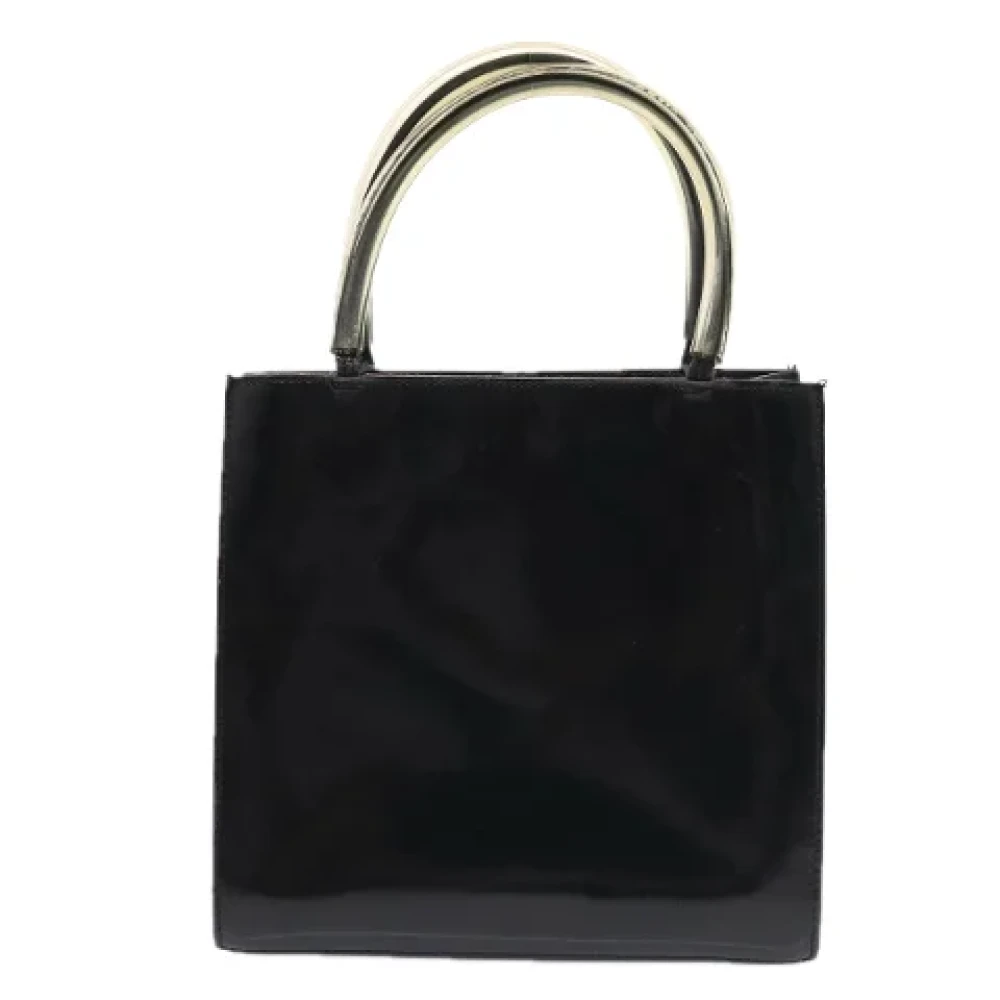 Salvatore Ferragamo Pre-owned Canvas handbags Black Dames