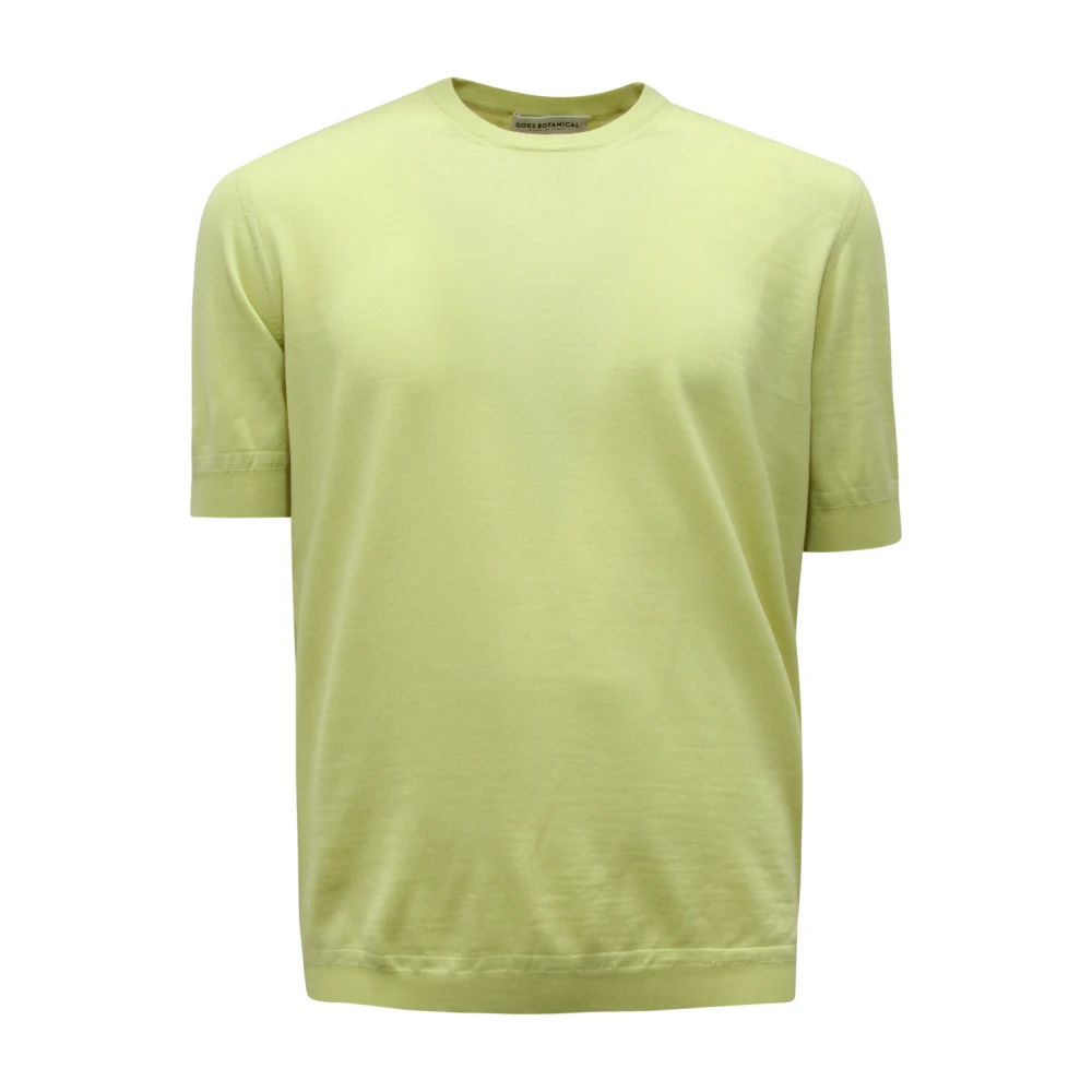 Goes Botanical Green T-Shirts, Male, L, Maglia Wool