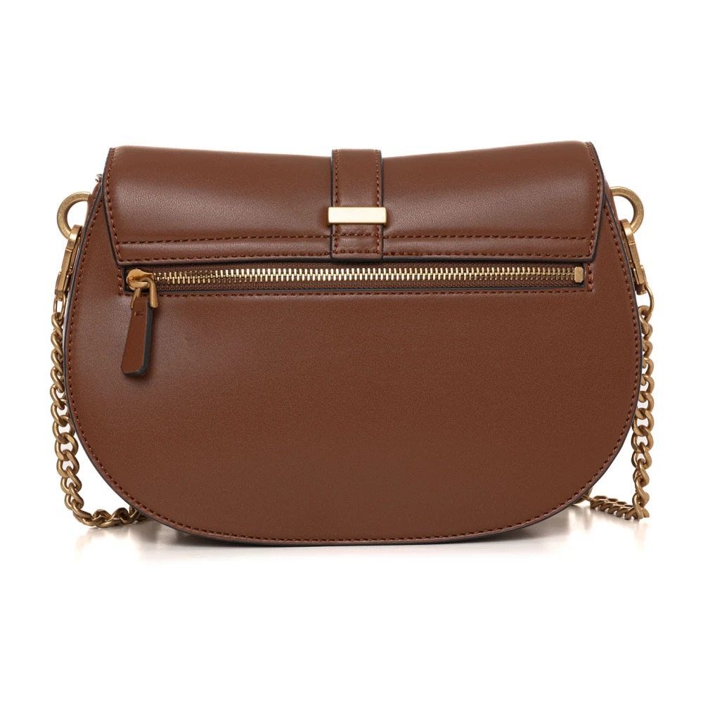 Guess Middelgrote tas met bovenhandvat Brown Dames