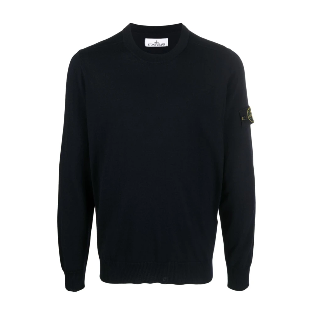 Stone Island Casual Pullover Sweater Blue Heren