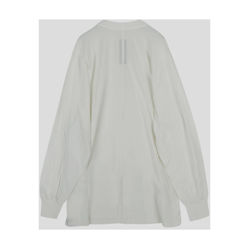 Rick Owens Long Sleeve T-Shirt White Heren