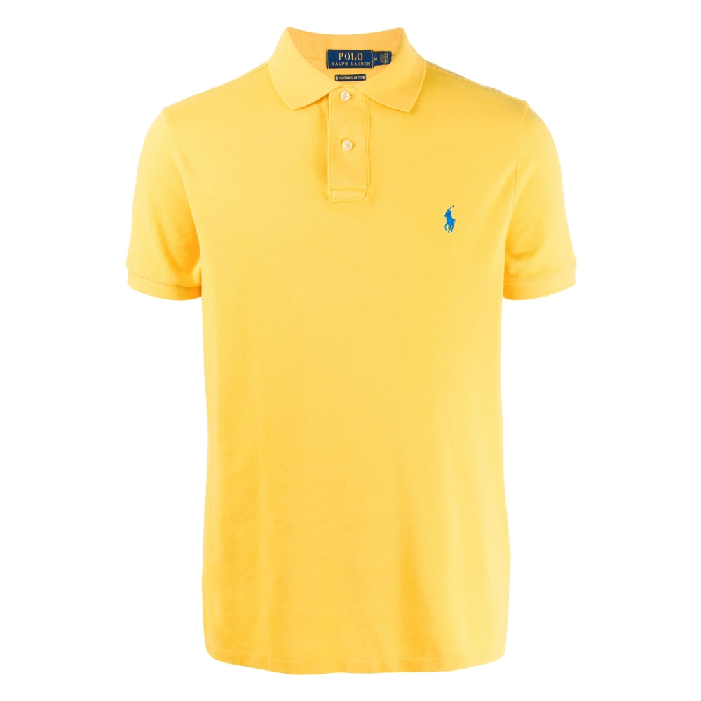 Ralph Lauren Polo Shirts Yellow Heren