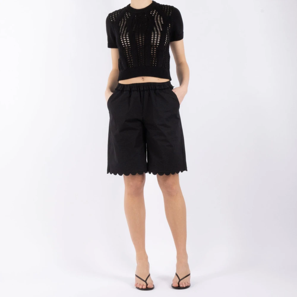 The Garment Biologisch Katoen Zwarte T-shirt Black Dames
