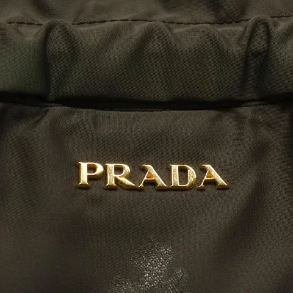 Prada Vintage Pre-owned Nylon totes Green Dames