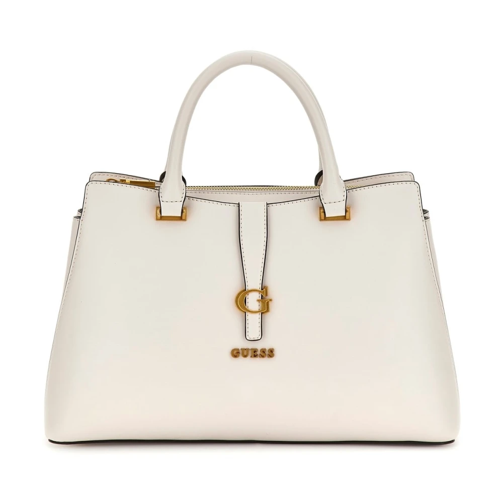 Guess Kuba Tri Compartiment Schoudertas Pink Dames