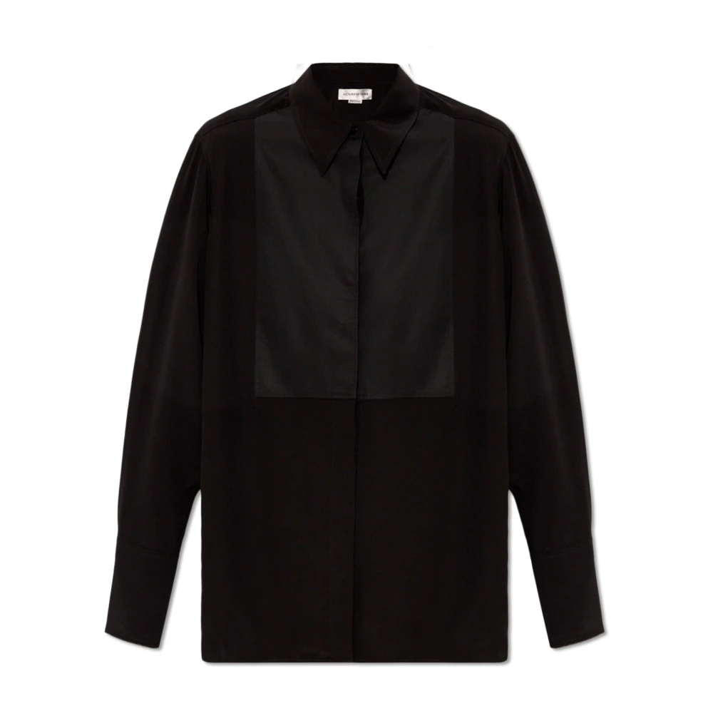 Victoria Beckham Oversize skjorta Black, Dam