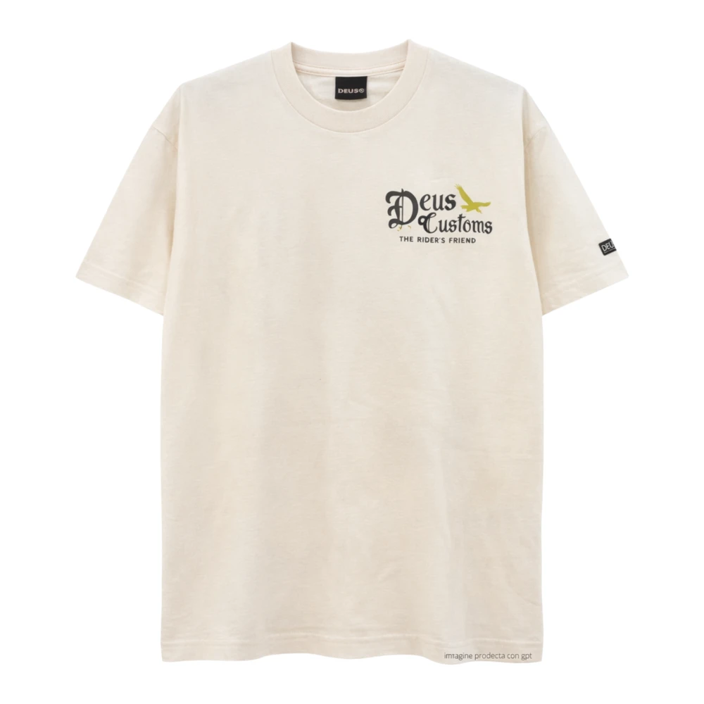 Deus Ex Machina Men's White Beep-Beep T-Shirt - T-Shirts - M - Tops