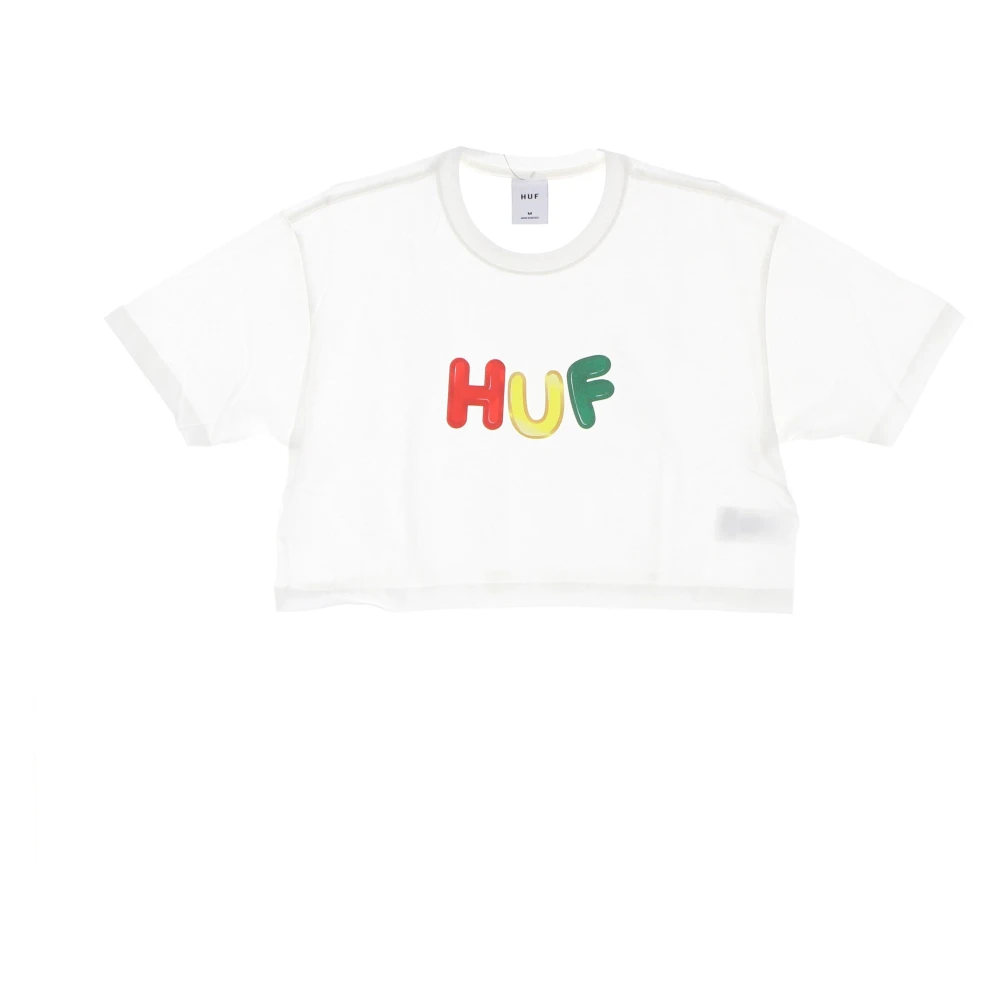 HUF Korte T-shirt Off White Dames