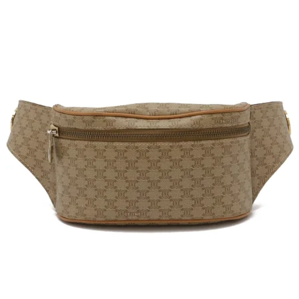 Celine Vintage Pre-owned Plastic celine-bags Beige Dames