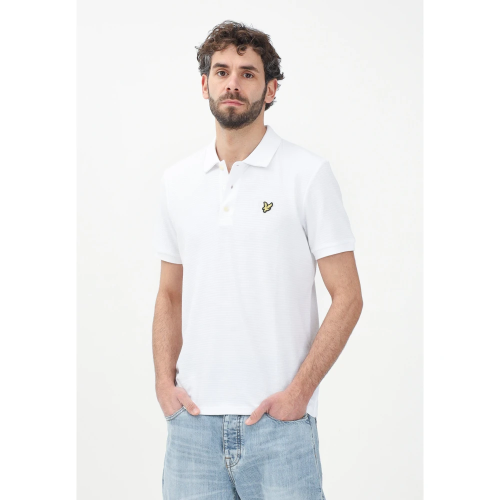 Lyle & Scott Witte Polo Shirt Lente Zomer White Heren
