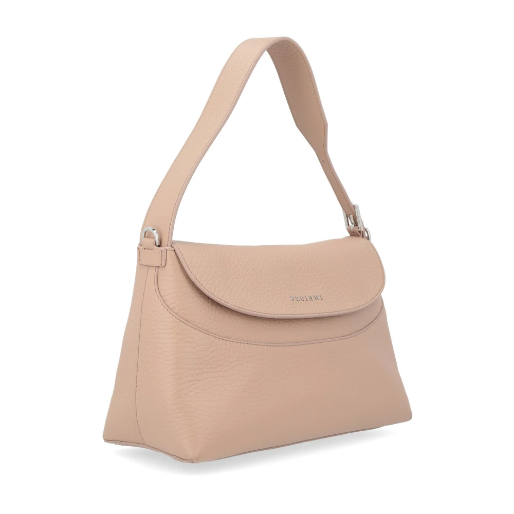 Orciani Zachte Cameo Handtas Brown Dames