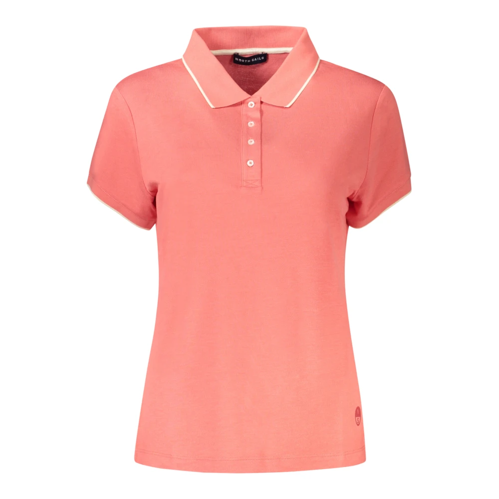 North Sails Women's Pink Modal Jersey Polo Shirt - Polo Shirts - S - Tops