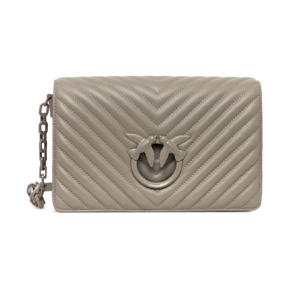Pinko Bruin Love Stijlvol Mode Accessoire Brown Dames