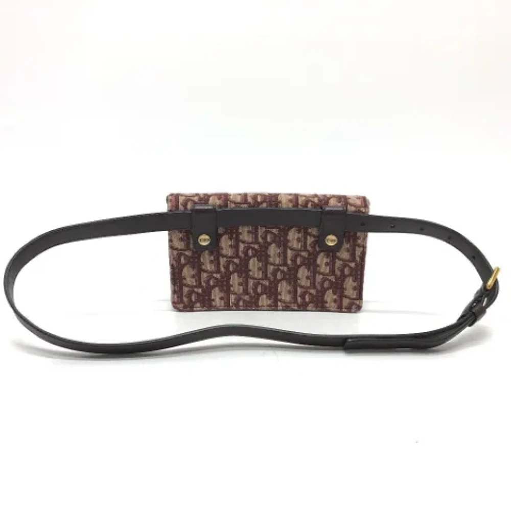 Dior Vintage Pre-owned Fabric dior-bags Brown Dames