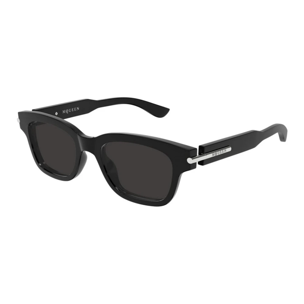Alexander Mcqueen Unisex Black Sunglasses