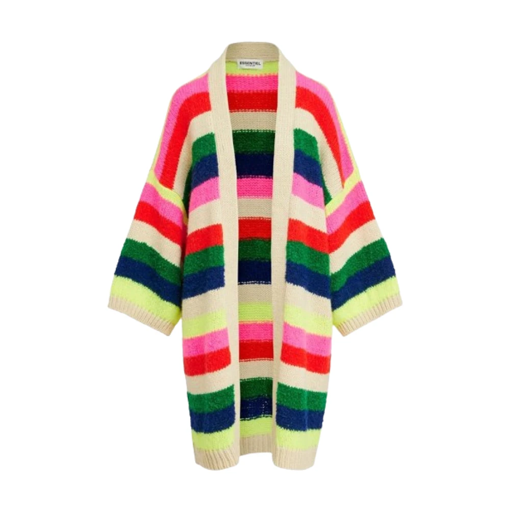 Essentiel Antwerp Gestreepte Gebreide Vest Multicolor Dames