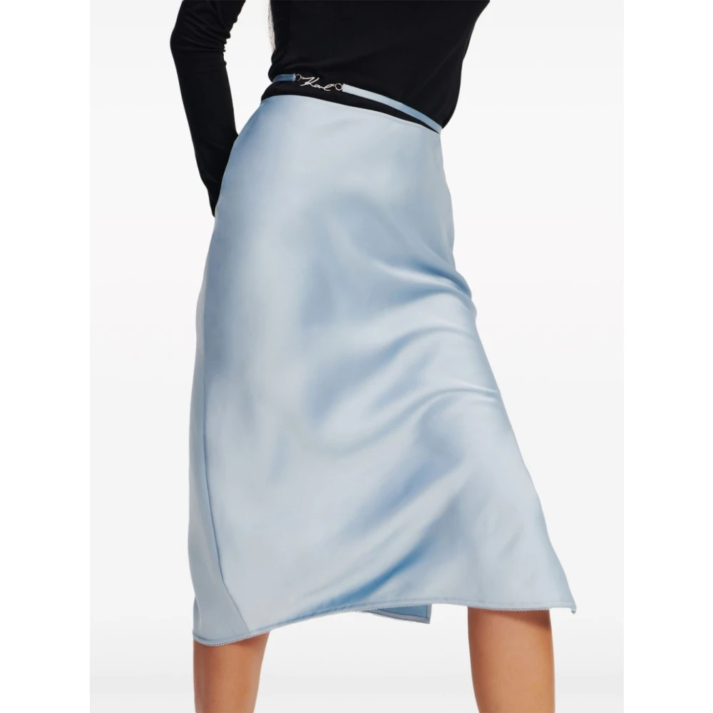 Karl Lagerfeld Midi Skirts Blue Dames