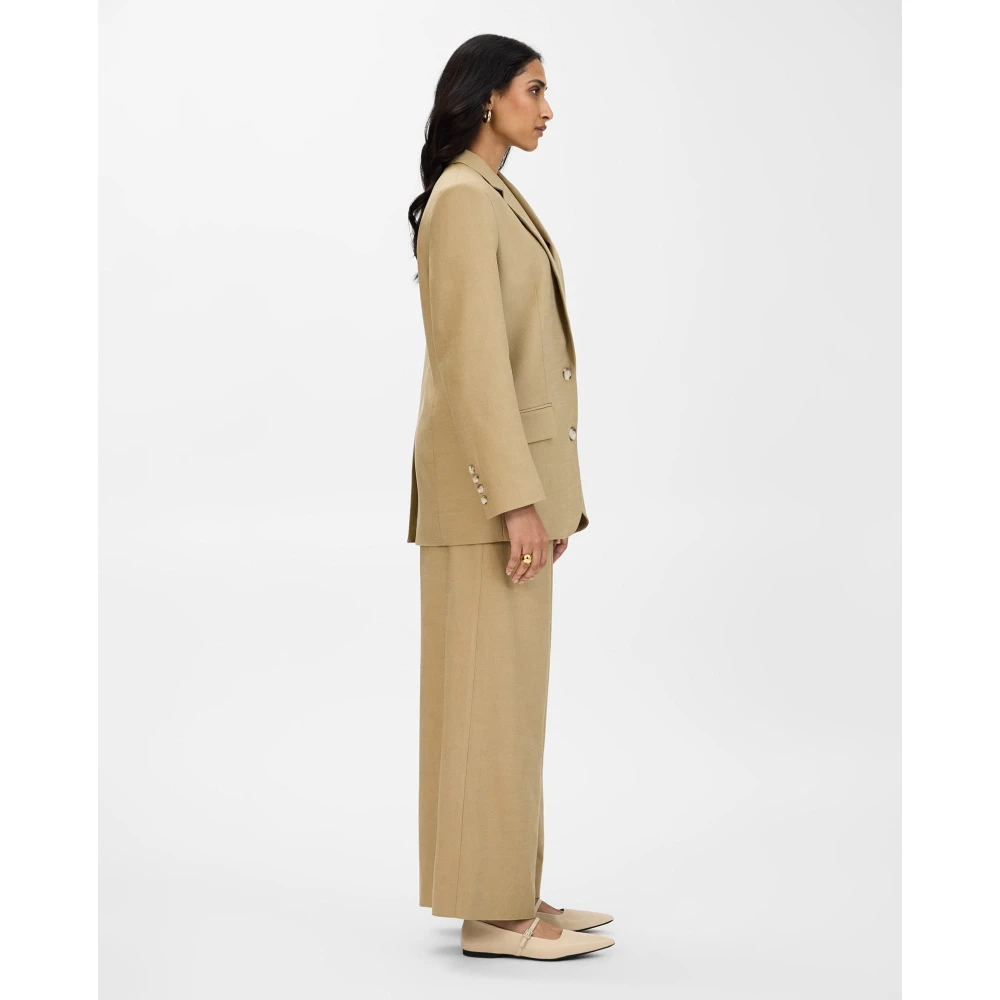 IVY OAK Oversized Single Breasted Blazer Groen Katoen Green Dames