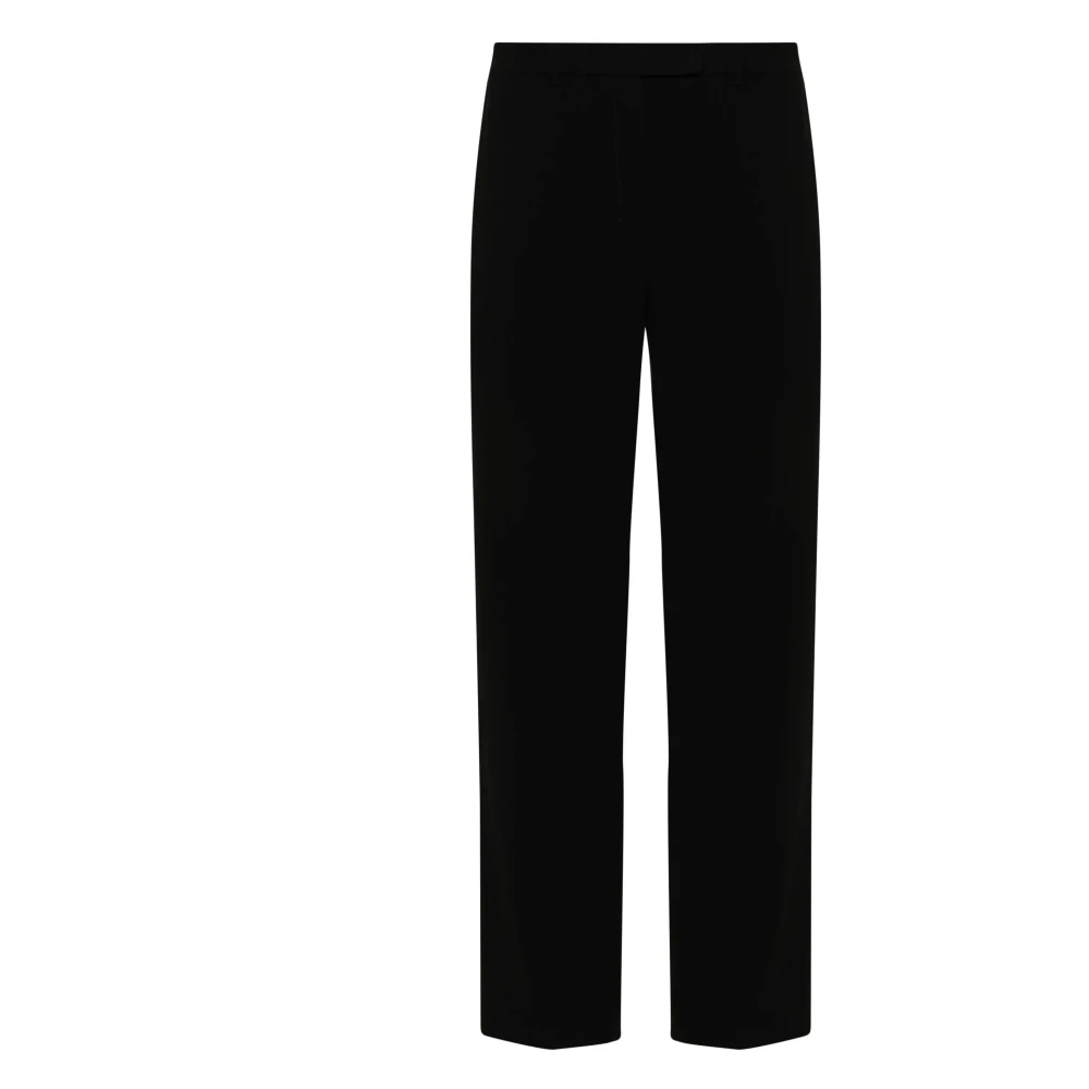 Max Mara Elegante Viola Zwarte Jurk Black Dames