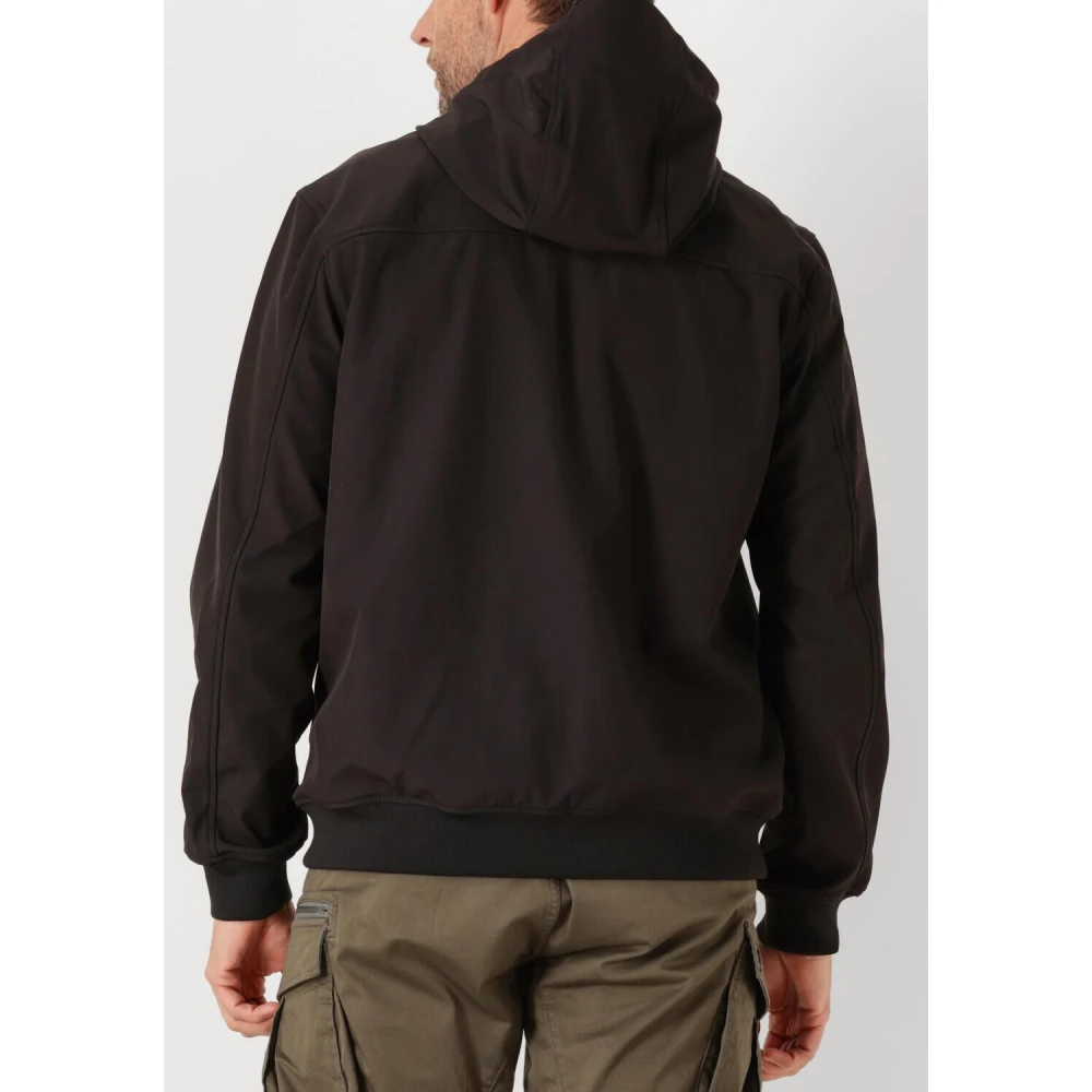 Lyle & Scott Mesh Back Softshell Jas Black Heren