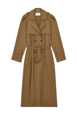 Trenchcoat i bomullstwill