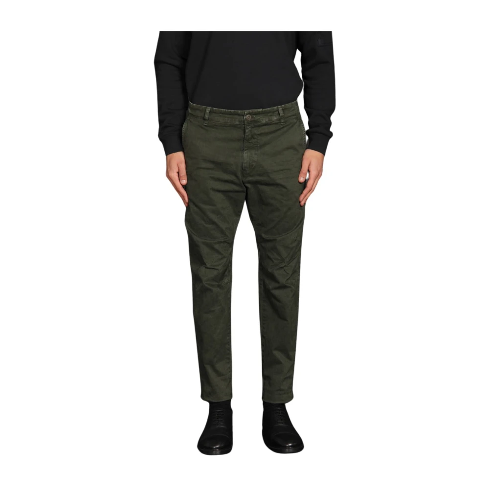 Mason's Beperkte Editie Wortelpasvorm Cargo Broek Green Heren