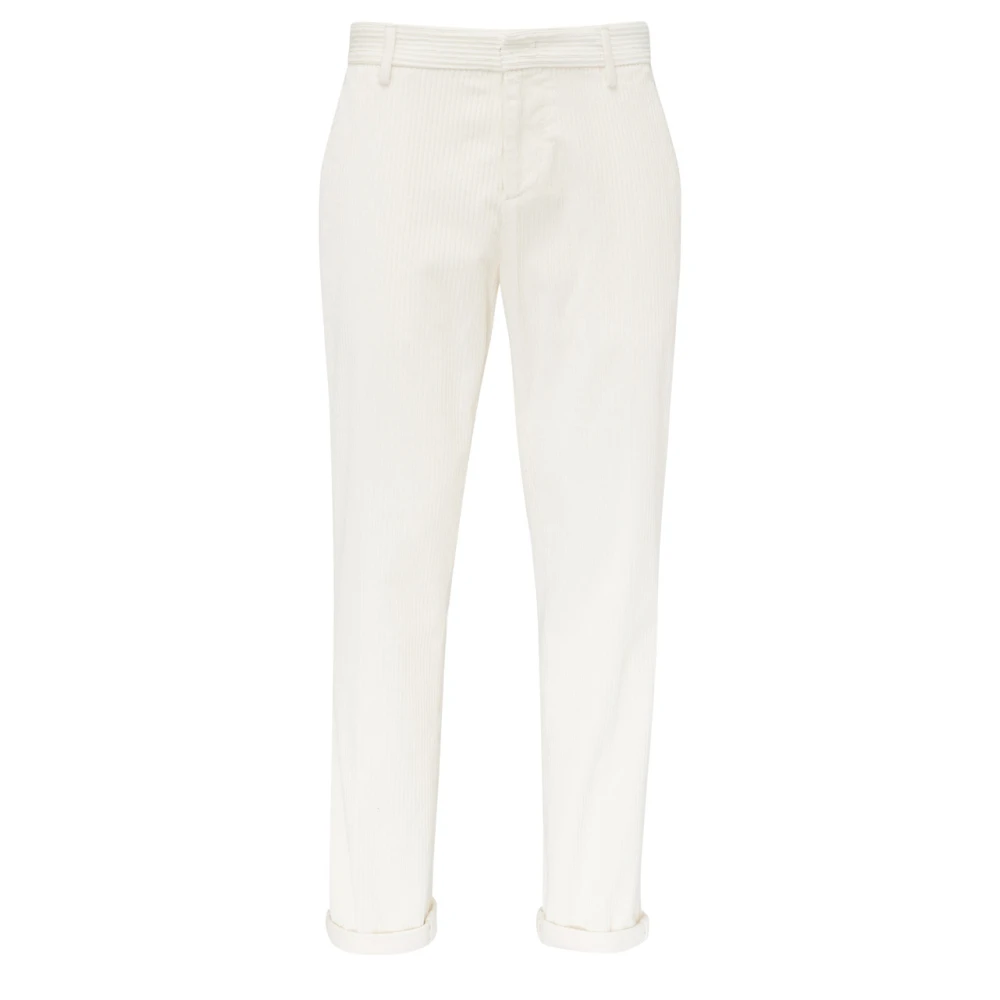 Dondup Men's Beige Gaubert Relax Trousers - Slim-Fit Trousers - W30 - Trousers