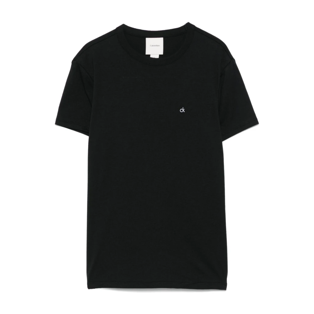 Calvin Klein Zwarte T-shirts en Polos Black Dames
