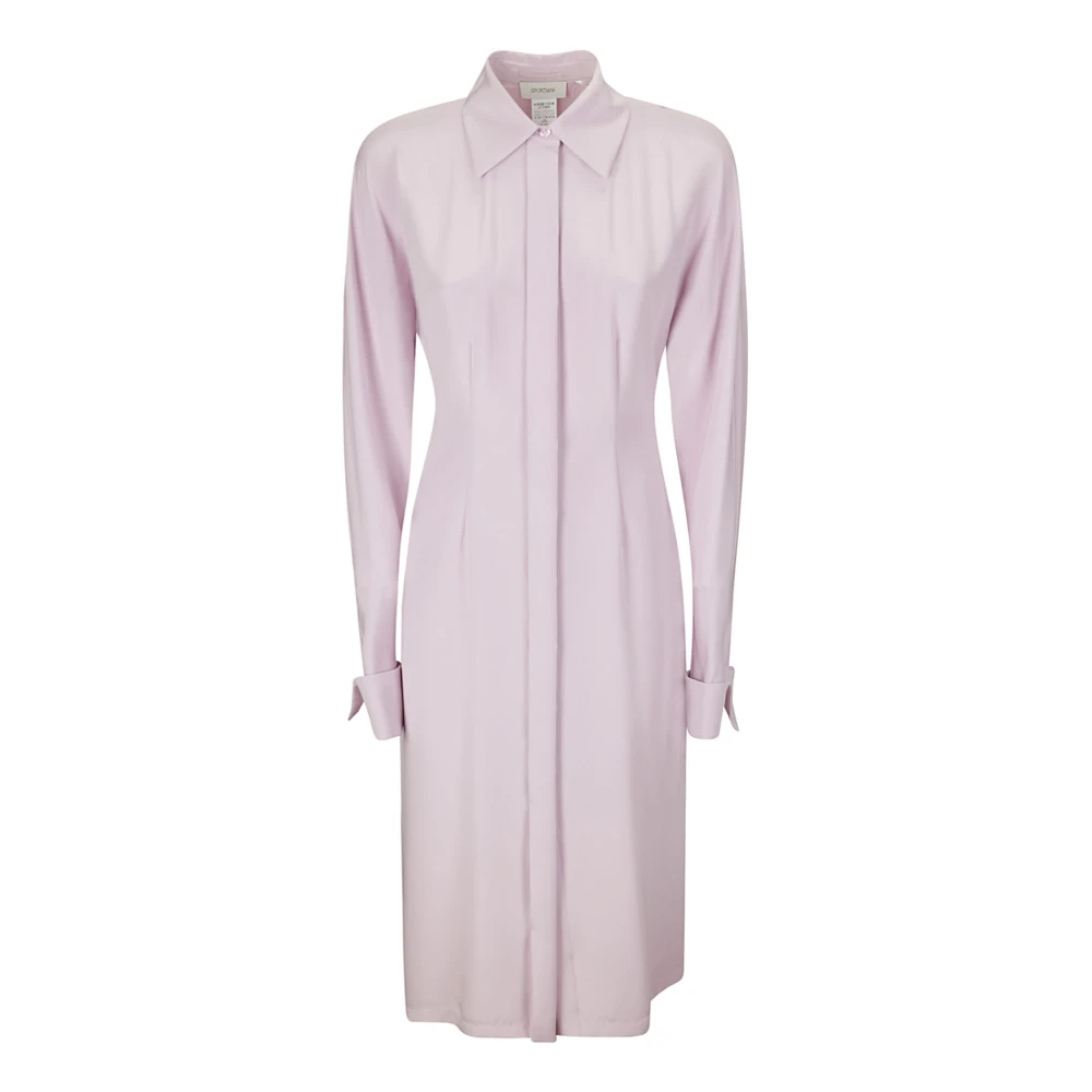 SPORTMAX Elegante Lugano Lange Jurk Purple Dames