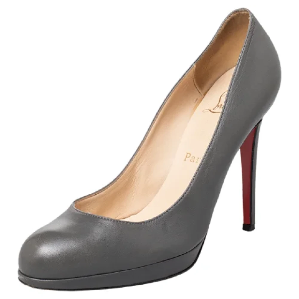 Christian Louboutin Pre-owned Pumps Gray Dames