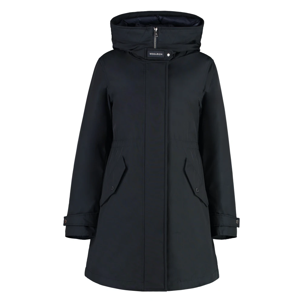 Woolrich Waterafstotende parka met capuchon en donsvulling Blue Dames