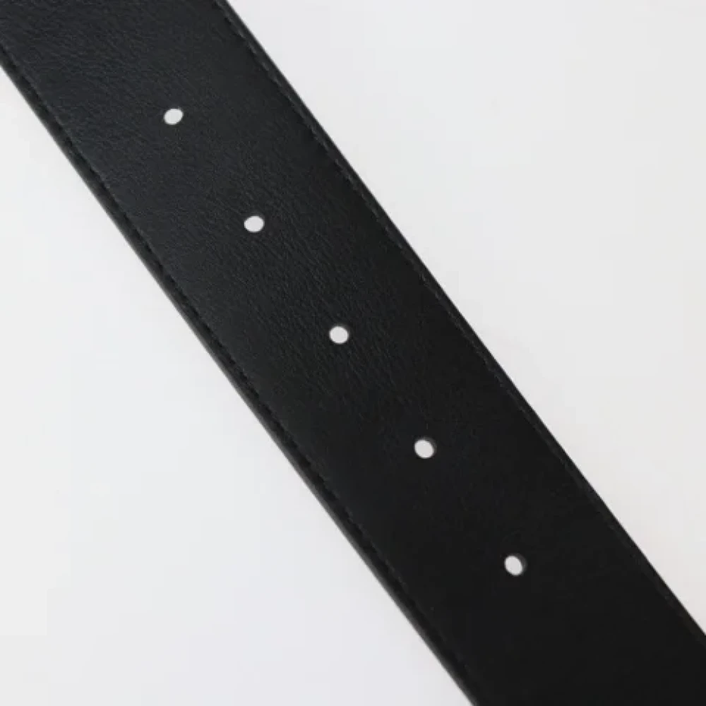 Louis Vuitton Vintage Pre-owned Leather belts Black Dames