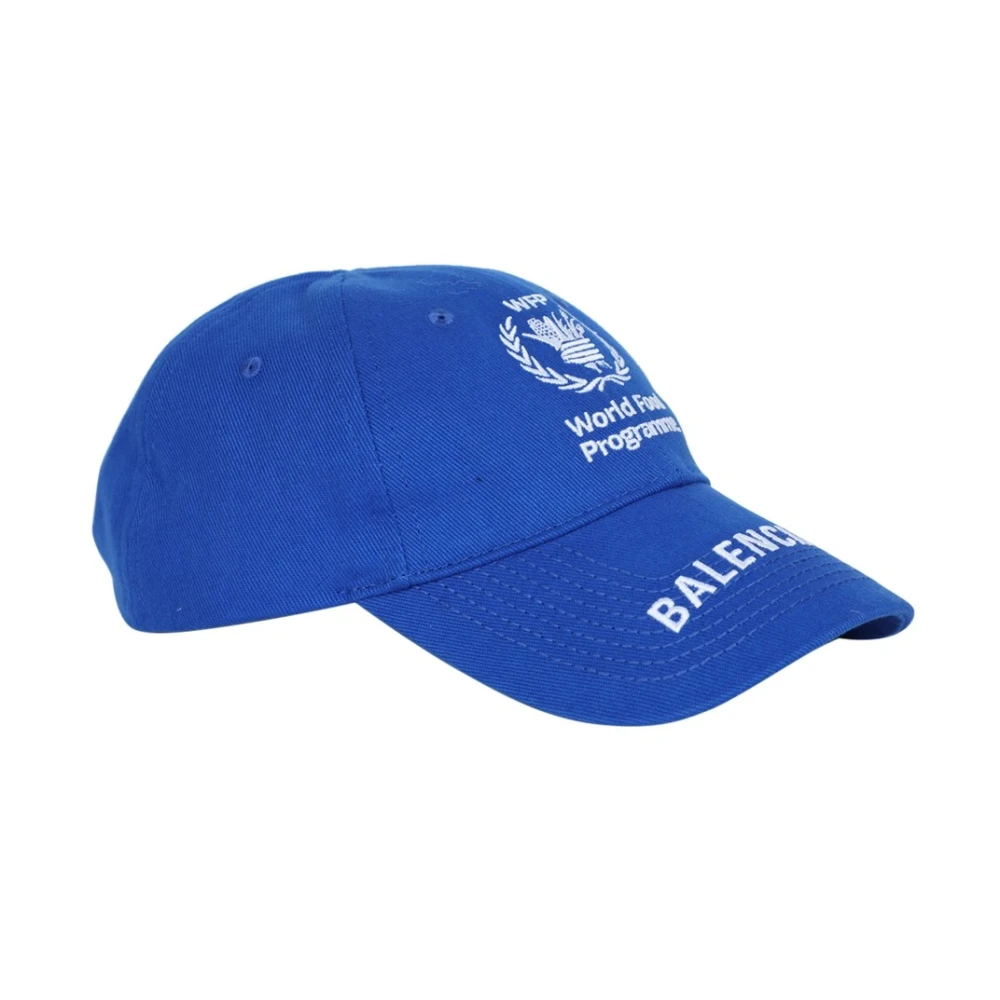 Balenciaga Geborduurde Logo Blauwe Pet Blue Unisex