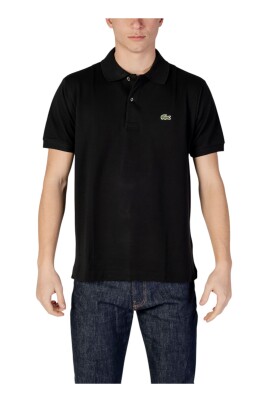 polo-noir-classique-avec-fermeture-a-boutons