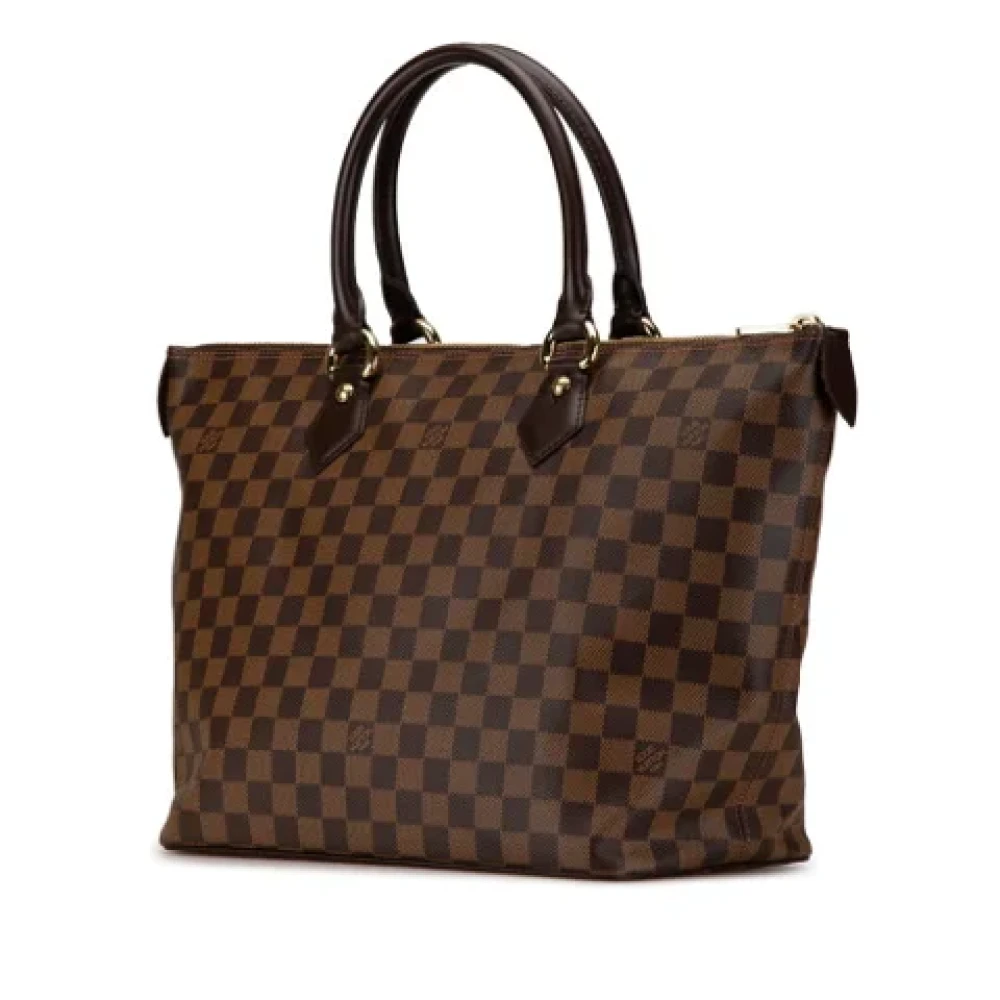 Louis Vuitton Vintage Pre-owned Plastic shoulder-bags Brown Dames