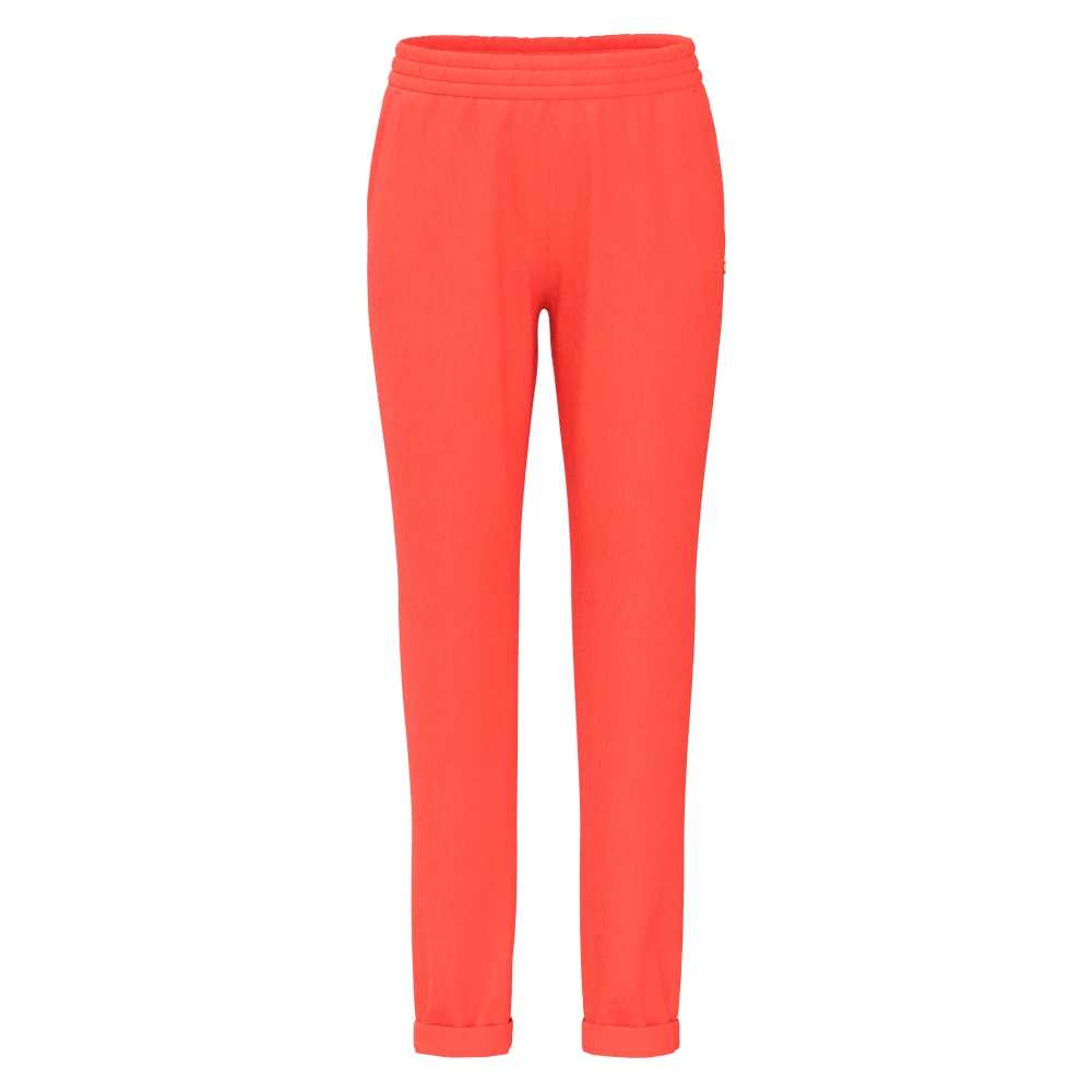 Marc Cain Red Leichte Schlupfhose Rhodos - Female - Cropped Trousers - L - Trousers